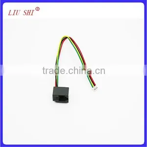 RJ11 6P4C Female Modular Plug to 4pin Wire Harness, Telephone Cable thumbnail-6