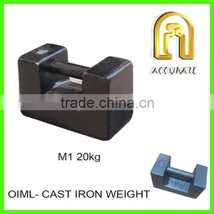 OIML Standard Test Weights, 20kg Test Weights, 20kg Cast Iron Weights thumbnail-5