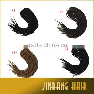Afro Kinky Braids Synthetic Senegalese Twist Hair Braids Crochet Freetless Crochet Braids Twist Senegalese thumbnail-1