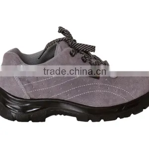 Suede Leather Safety Shoes, PU Injection, High Quality, MTW-615 thumbnail-1
