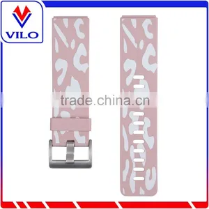 Customized Pattern Rubber Wrist Band Watch Strap For Fitbit Blaze, For Fitbit Blaze Silicone Band thumbnail-3