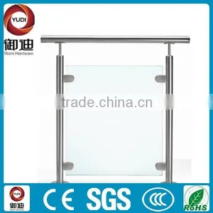 Stainless Steel Fencing Round Post for Stair/balcony Glass Railing thumbnail-1