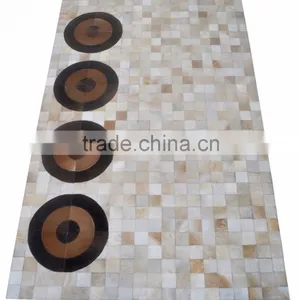Hair-On Cowhide Leather Carpet M-19 thumbnail-1