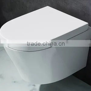 YJ9661 Ceramic Bathroom Save Spaces Wall Hung Toilet/WC/ Water Closet thumbnail-1