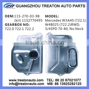 TRANSMISSION FILTER 115-270-03-98 1152770495 FOR MERCEDES W3A40 W4B025 RWD 3/4SPD 70-80 thumbnail-1