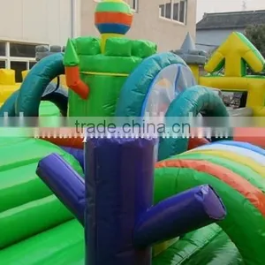 Gaint Mickey Mouse Inflatable Amusement Park With Tannal and Slide thumbnail-5