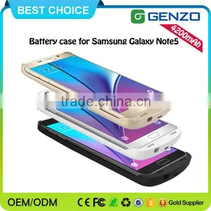2015 New Arrival 4200mAh Mobile Portable Power Bank Case for Galaxy Note 5 With Nano Hydrating Beauty Instrument thumbnail-2