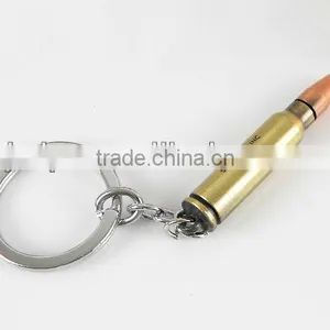 Hot Selling Golden Color Bullet Keychain thumbnail-1