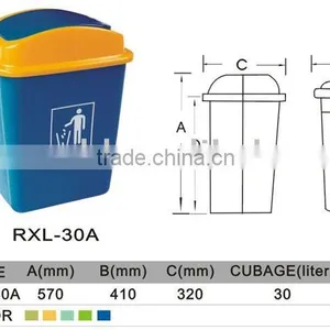 Plastic Bin Mould,dustbin Mould,plastic Rubbish Bin Moulds thumbnail-1