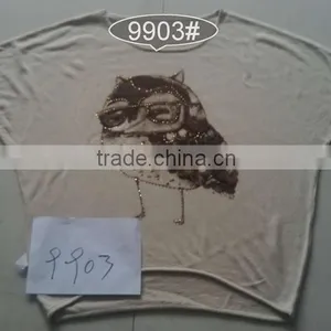 Printing and Hot Drilling Technology of Girls Overpull Sweater 9903# thumbnail-1