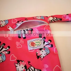 Happy Flute Polyester Material Diaper Wet Bag Washable Diaper Bag Baby Bags for Mothers Pul Fabric Waterproof China Wholesale thumbnail-4