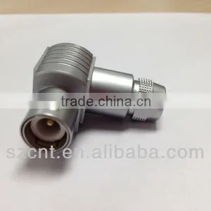 Metal Bend 90 Degree 1 Pin Electronic Automobile Connector thumbnail-1