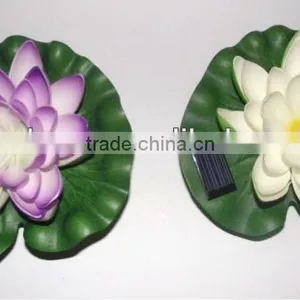Solar Floating Lotus Light Solar Lotus Flower Floating Light Solar Lotus Garden Light Solar Pool LED Light thumbnail-1
