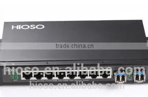 10 Ports Ethernet Switch With 8 1000M RJ45 Ports and 2 1000M SFP Uplink Ports thumbnail-1
