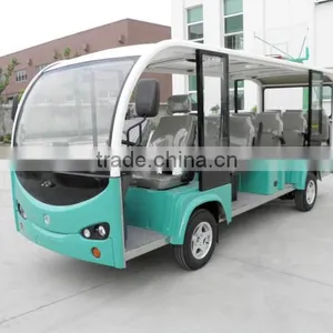 14 Seats Electric Sightseeing Bus Shuttle Bus on Sale thumbnail-1