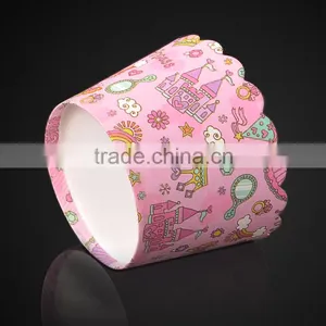 JM148 BAKEST Medium Castle Pattern High Temperature Resistance Muffin Cake Paper Cup High Quality Baking Tools thumbnail-3