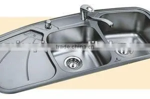 Double Bowl 259 Stainless Steel Kitchen Sink thumbnail-1