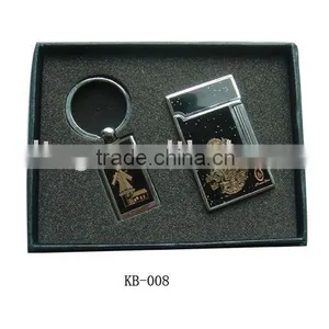 Metal Gift Set Lighter and Key Chain for Getlman thumbnail-1