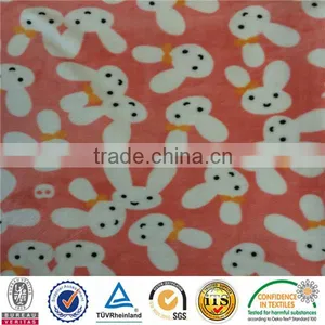 High Quality 100% Polyester Knitted Super Soft Print Blanket Fabric for Warm Keeping Used thumbnail-1