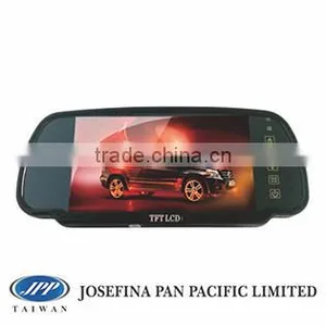 7" Car Mirror Monitor, 7" Rear View Mirror Car Monitor, 7" Car Mounting Mirror, Universal Type, Clip-on Type thumbnail-1
