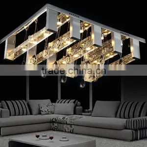 2016 New Arrival 230V Crystal Ball Chandelier Aluminum Lampshade Modern Crystal Chandelier thumbnail-2