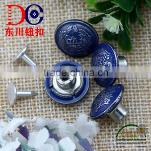 17mm Oeko Tex100 Wholesale Fashion Custom Metal Snap Button for Jacket thumbnail-4
