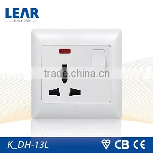 15 Years Warranty Knight Series 3 Pin Socket Electrical Socket Power Socket thumbnail-1