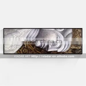 Decor Acrylic Buddha Painting/ Canvas Painting of Lord Buddha SHU103 thumbnail-1