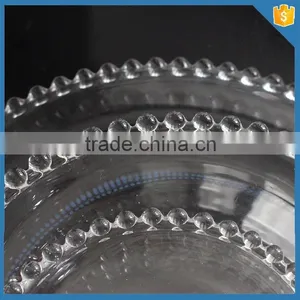 Wedding Used Wholesale Glass Beaded Charger Plate thumbnail-5