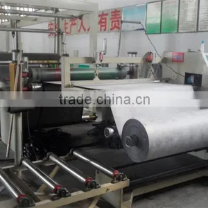 Black Polythene Waterproof Membrane Laminated With Polypropylene Non-woven thumbnail-6