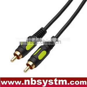 Moulded Video Interconnect Cable RCA Plug to RCA Plug thumbnail-1