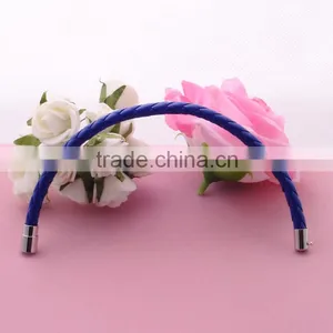 Antique Classical Leather Bracelet Alloy Button Jewelry Nnisex Multicolor Trendy Wholesale Leather Bracelet/ thumbnail-6
