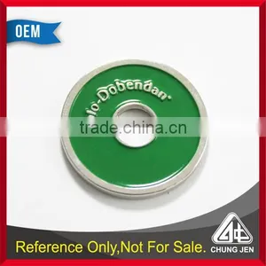 Best Selling Euro Plastic / Metal Laser Logo Trolley Shopping Coin thumbnail-5