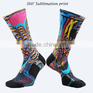 Wholesale Fashion Custom Digital Print Socks thumbnail-1