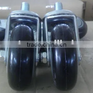 Rubber Caster With Zine Plate thumbnail-1