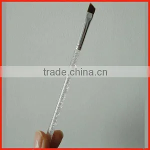 Professional Makeup Angled Eyebrow Pencil Brush Acrylic Handle thumbnail-1