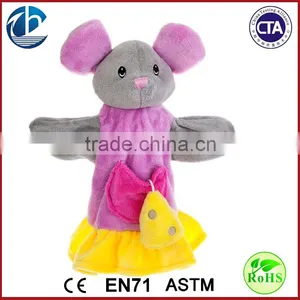 Christmas Mouse Hand Puppets / 2015 New Year Mascot Puppet Mouse Plush thumbnail-1