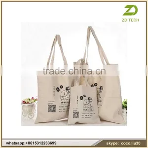 OEM Production Shopping Tote Bag ,custom Standard Size Canvas Tote Bag ZDS2003 thumbnail-4