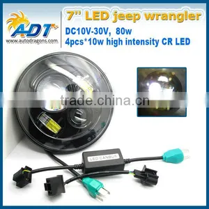 High Quality 7'' Jeep Wrangler Without Angel Eyes Ring thumbnail-1