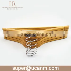 HRW-6611N Maple Wood A Grade Cheap Suit Hanger thumbnail-4