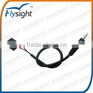 RC Adult Hobby Parts With 180 Degree Connector Gopro2 USB Video Cable thumbnail-1