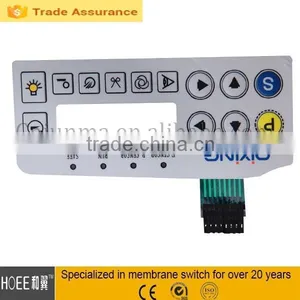 Custom Design and Made High Quality Polycarbonate 3M 468MP Membrane Buttons Keypad Switch thumbnail-4