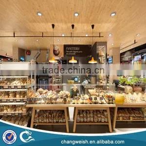 Wood Supermarket Bread Display Rack thumbnail-1