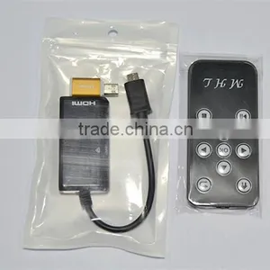 MHL Micro USB to HDMIHDTV Adapter + Remote Control For Samsung Cabletolink Top Quality thumbnail-4