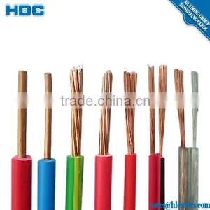 THW LV 0.6/1kv 10/12/14awg 7/19/37wires UL83 Copper Solid Conductor Pvc Insualted Wire thumbnail-1