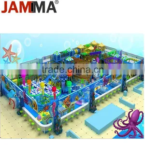 2016 New Ocean Style Children Play Center Kids Indoor Playground for Sale Children Commercial Indoor Playground Equipment thumbnail-1