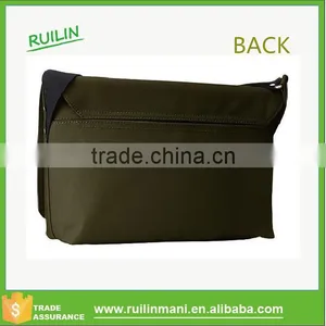 China Supplier Shoulder Messenger Bag Mens Plain Crossbody Messenger Satchel Folding Flap With Snap Closure thumbnail-2