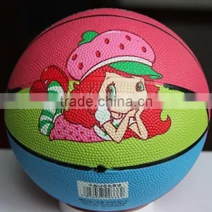 Size 3 Rubber Basketball thumbnail-4