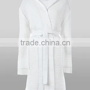 2015 New Arrival Women Printed Burn Out Coral Fleece Bathrobe Ladies Bath Gown Bobe thumbnail-5