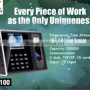 OC100 TCP IP U-disk Optional RFID Function Fingerprint Time Attendance Access Control With High Qualtiy thumbnail-3